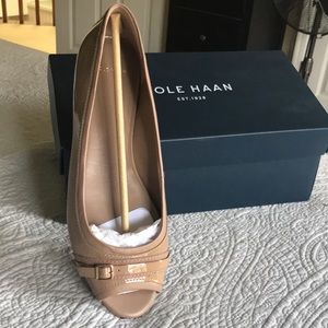 Cole Haan Elise Open Toe Ballet